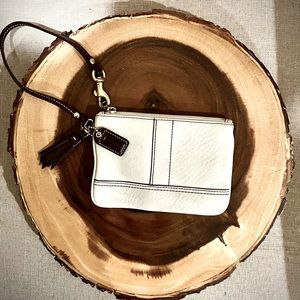Coach Leather Wristlet